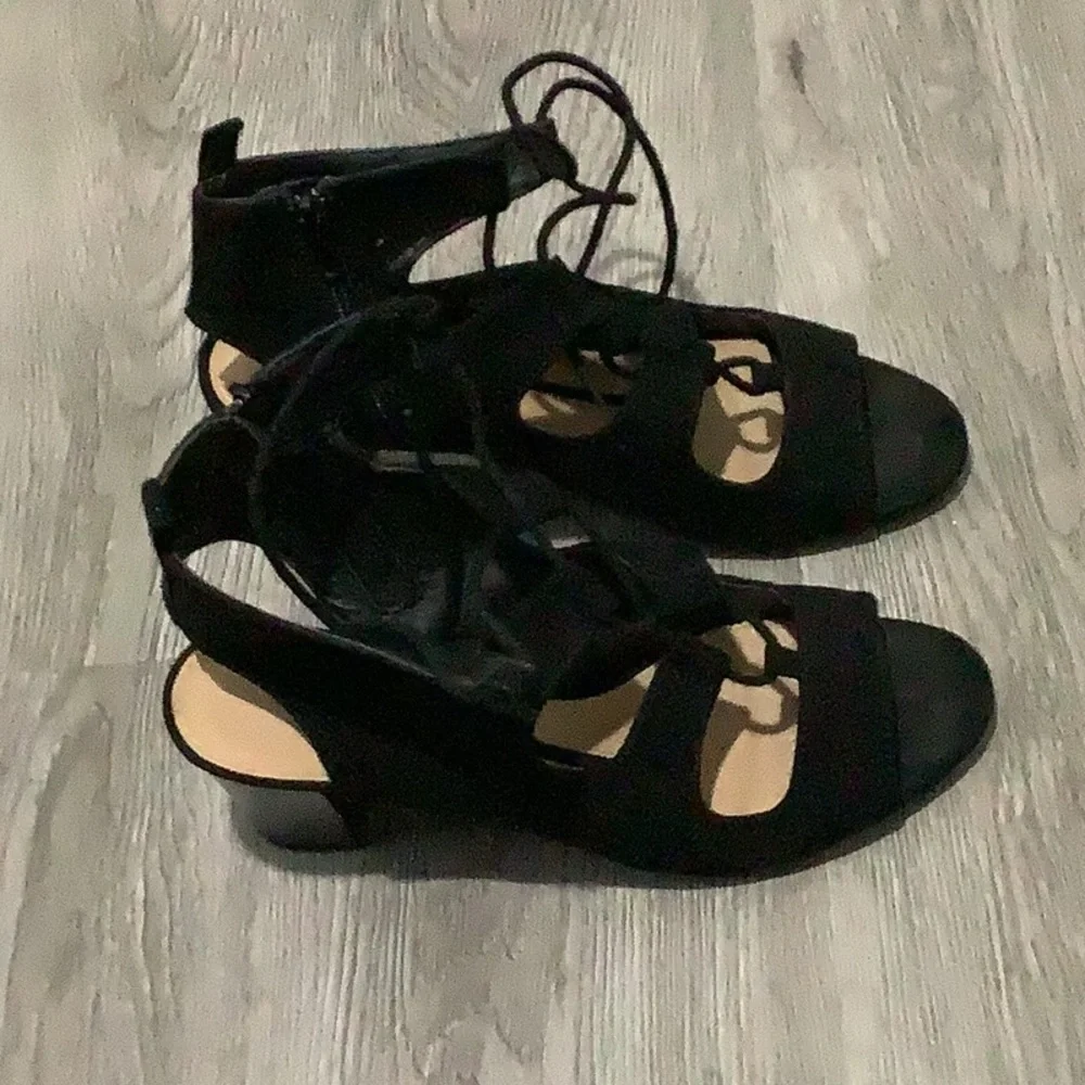 Black Lace Up Shoes